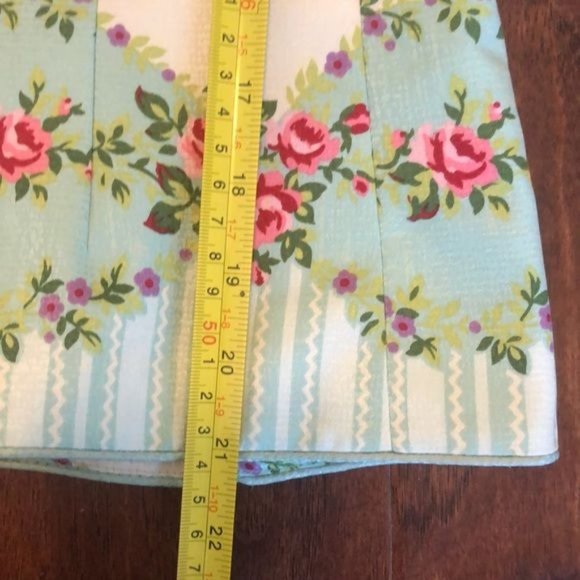 Vintage Structured Mix Print Blouse - Picture 8 of 8